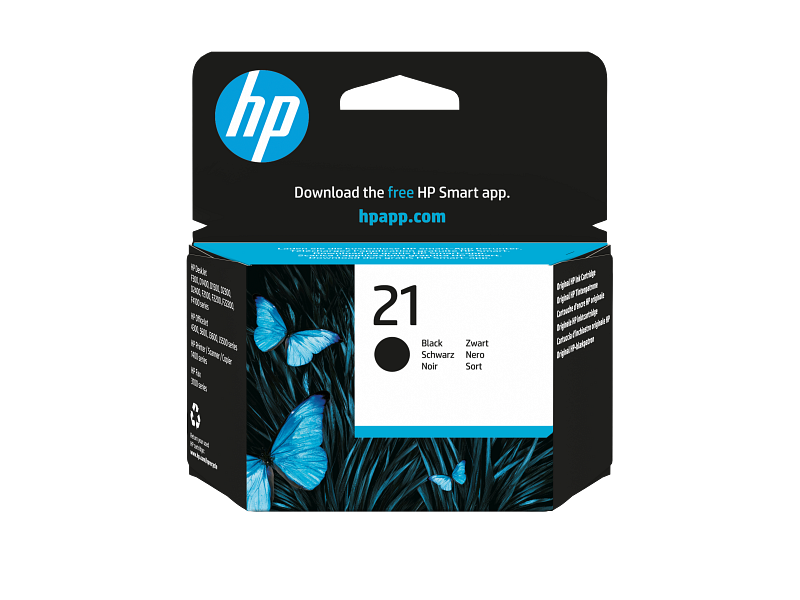 HP 21 Black Original Ink Cartridge (C9351AE)